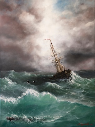 Ship in a Sea